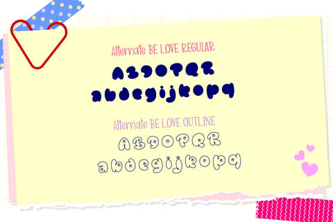 Be Love Font BB Digital Arts 