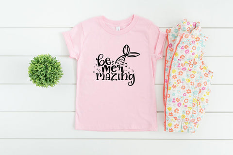Be-Mermazing SVG Cut File - Mermaid Quote SVG SVG Simply Cutz 