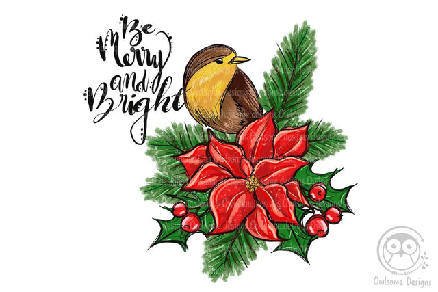 Be Merry And Bright Sublimation Design Sublimation LAM HOANG THUY 