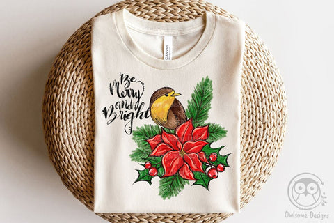 Be Merry And Bright Sublimation Design Sublimation LAM HOANG THUY 