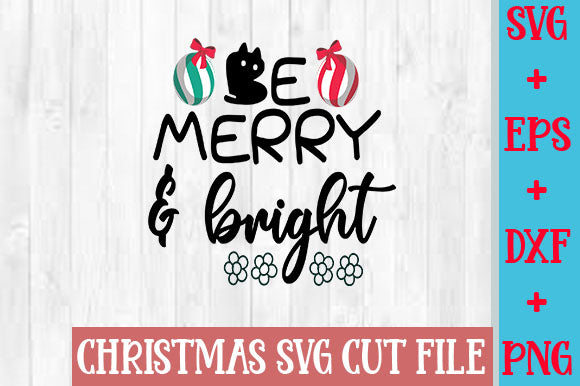 Be merry & bright SVG SVG Studio 