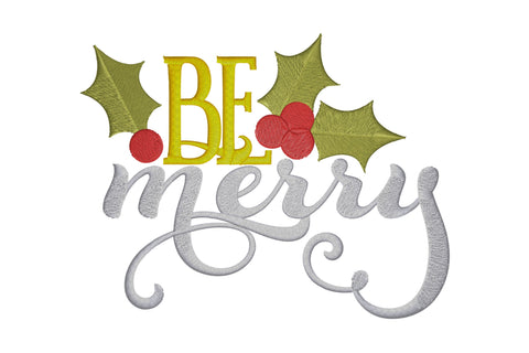 Be Merry christmas Embroidery/Applique DESIGNS embroidery-workshop 