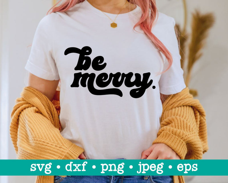 Be merry svg, Be merry png, Merry christmas, Holiday svg, Holiday christmas svg, Winter sign svg file SVG MAKStudion 