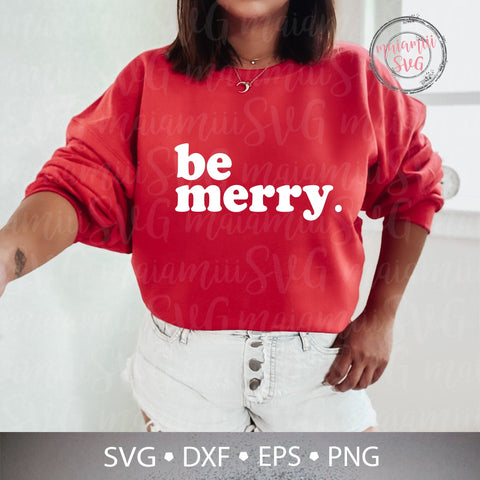 Be Merry Svg, Merry Christmas Svg, Christmas Shirt Svg, Christmas Words Svg, Tis The Season Svg, Merry And Bright Svg SVG MaiamiiiSVG 