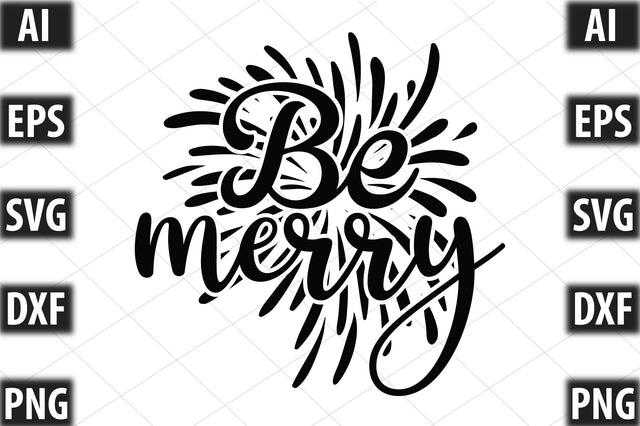 be merry SVG SVGista 