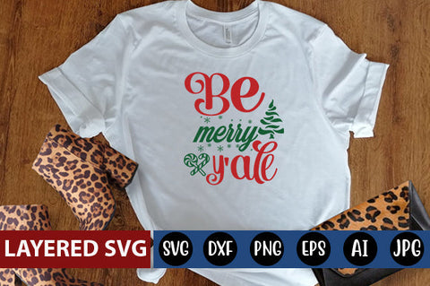 be merry y'All svg cut file SVG Blessedprint 
