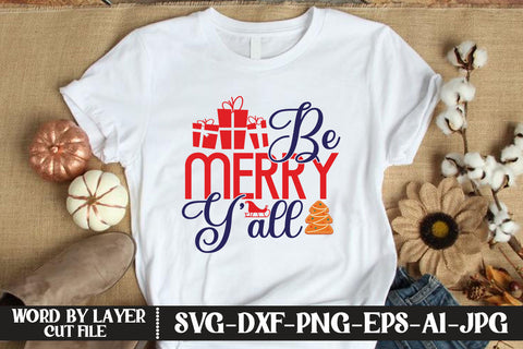 Be Merry Y’all SVG DESIGN SVG MStudio 