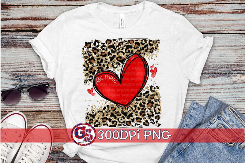 Be Mine Heart PNG for Sublimation-Valentine's Day Sublimation Greedy Stitches 