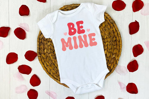 Be Mine I Groovy Valentines Day SVG I Valentine SVG Happy Printables Club 