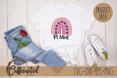 Be Mine Rainbow svg SVG Caffeinated SVGs 