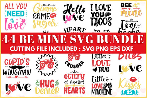 Be Mine SVG bundle SVG Designangry 