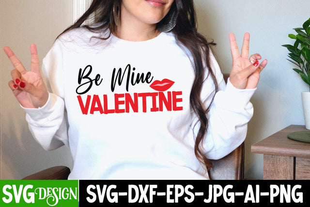 Be Mine Valentine 2 SVG Cut File SVG BlackCatsMedia 