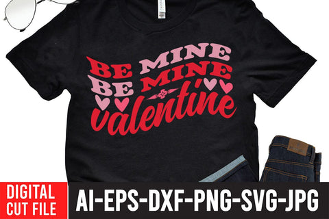 be Mine Valentine SVG Cut File, Valentine SVG Cut File SVG BlackCatsMedia 
