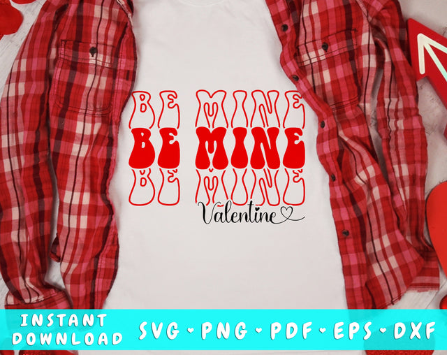 Be Mine Valentine SVG, Valentine's Day SVG SVG HappyDesignStudio 