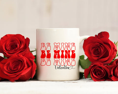 Be Mine Valentine SVG, Valentine's Day SVG SVG HappyDesignStudio 