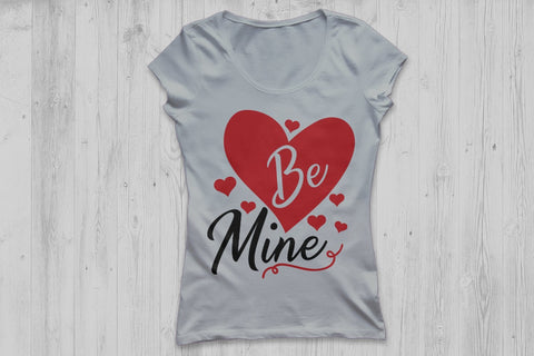 Be Mine| Valentines Day Saying SVG Cutting Files SVG CosmosFineArt 