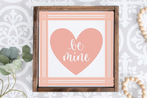 Be Mine Valentine's SVG-Heart SVG | VIP Extended Use License SVG So_Fontsy_VIP 