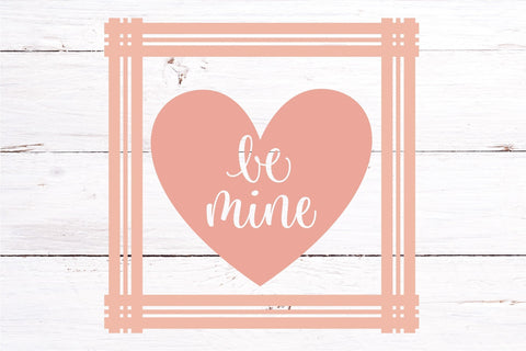 Be Mine Valentine's SVG-Heart SVG | VIP Extended Use License SVG So_Fontsy_VIP 