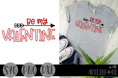 Be my valentine arrow, Valentine's Day SVG Adeline&co 