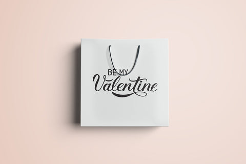 Be My Valentine calligraphy lettering SVG Vera Fedorova 