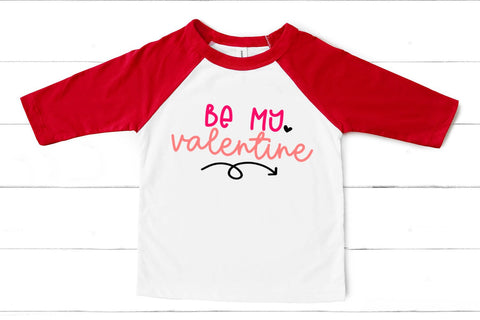 Be My Valentine I Kids Valentines SVG I Baby Valentines SVG SVG Happy Printables Club 