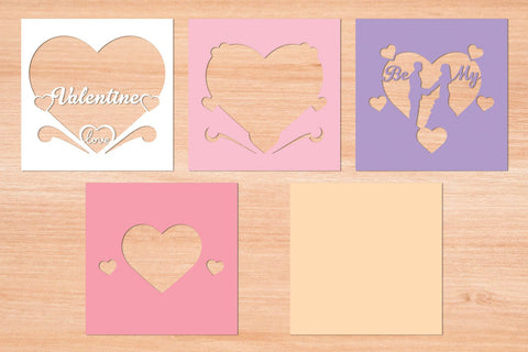 Be My Valentine Love 4 - 3D Layered Paper Cut SVG SVG Slim Studio 
