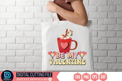 Be my valentine SVG SVG DESIGNISTIC 