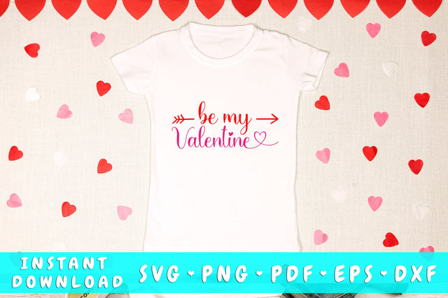 Be My Valentine SVG SVG HappyDesignStudio 