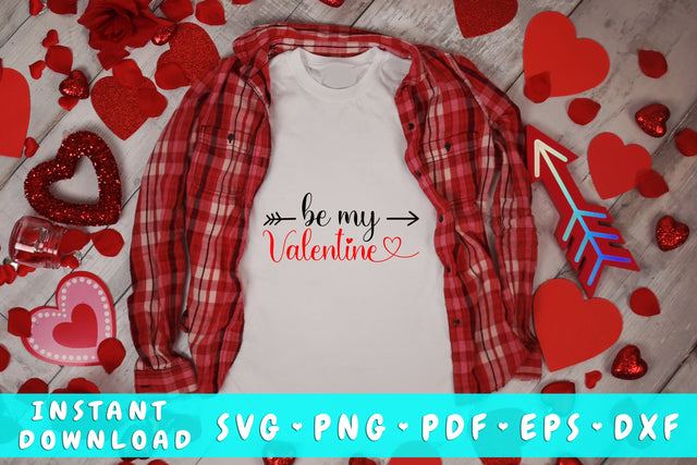 Be My Valentine SVG, Valentine's Day SVG SVG HappyDesignStudio 