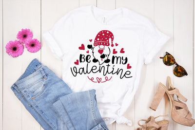 Be My Valentine SVG Valentines Gnome SVG dapiyupi store 