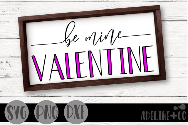 Be my valentine, Valentine's Day SVG Adeline&co 
