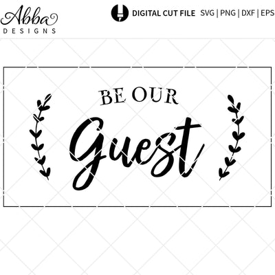 Be Our Guest SVG Abba Designs 