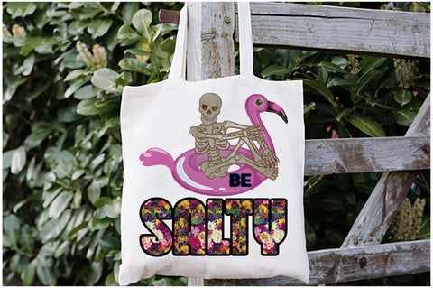 Be Salty Skeleton Swimming Sublimation Sublimation Jagonath Roy 