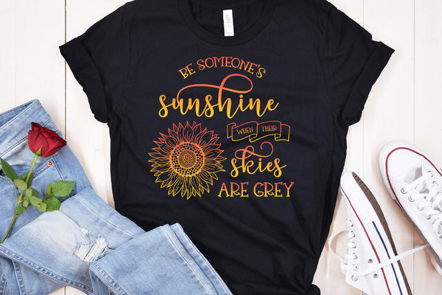 Be Someone's Sunshine- Sunflower Sublimation Design Sublimation Happy Printables Club 