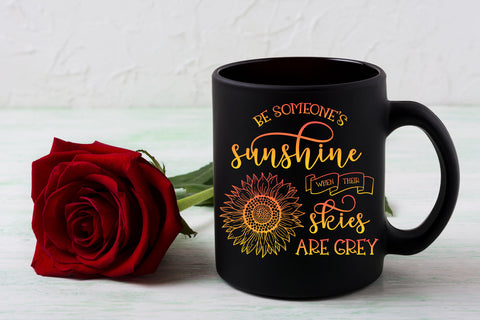Be Someone's Sunshine- Sunflower Sublimation Design Sublimation Happy Printables Club 