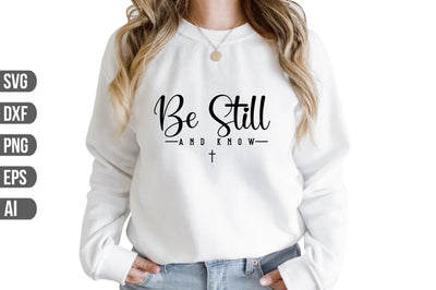 Be Still And Know SVG SVG shah alam 