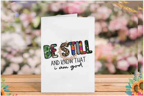 Be Still and Know That I Am God Sublimation Jagonath Roy 