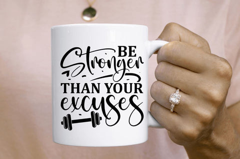 Be Stronger than your excuses SVG SVG Regulrcrative 
