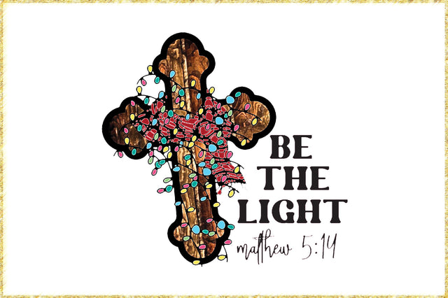 Be the Light Christmas Sublimation Sublimation Jagonath Roy 
