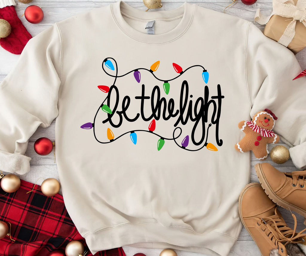 Be The Light PNG Christmas Lights PNG - So Fontsy