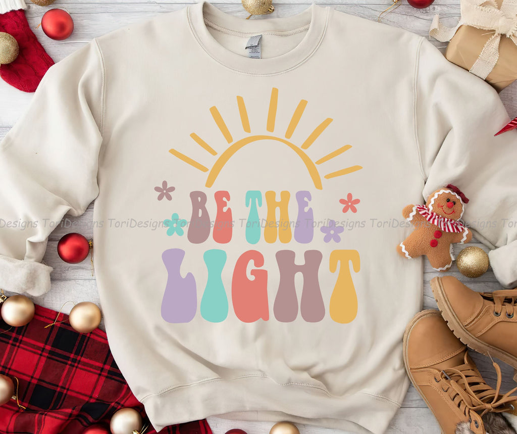 Be The Light PNG, Mental Health png, Self Love png, Boho Png Designs ...