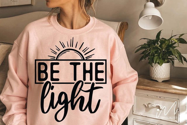 Be the light svg, Jesus t-shirt svg, Christian t shirt svg SVG Isabella Machell 