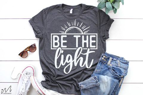 Be the light svg, Jesus t-shirt svg, Christian t shirt svg SVG Isabella Machell 