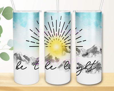 Be the Light Tumbler Sublimation Designs Downloads Sublimation sassyprint 