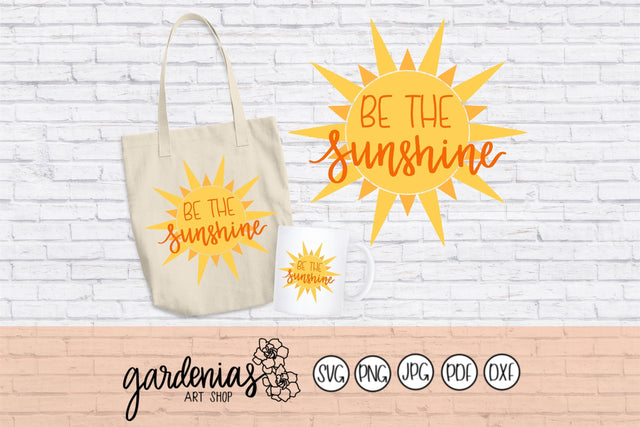 Be the Sunshine SVG Gardenias Art Shop 