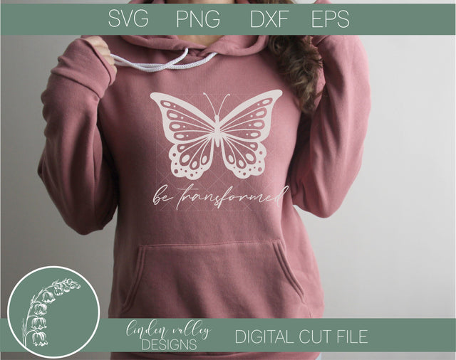 Be Transformed Religious SVG SVG Linden Valley Designs 