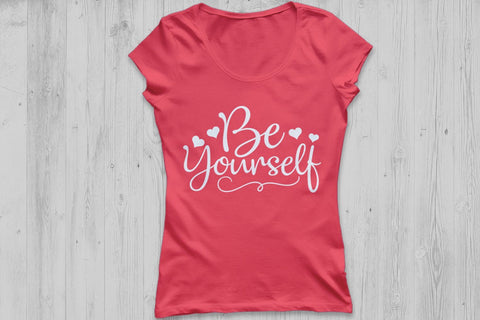 Be yourself| Motivational Quote SVG Cutting Files SVG CosmosFineArt 