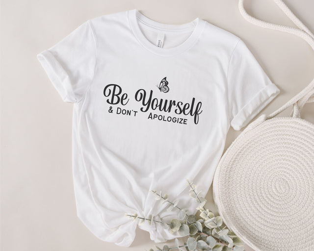 be yourself svg png, and dont apologize svg, be you svg png, boho svg, teen, girl, cut file, SVG eps dxf PNG, Silhouette Cricut, download SVG Fauz 