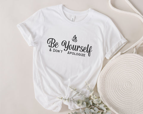 be yourself svg png, and dont apologize svg, be you svg png, boho svg, teen, girl, cut file, SVG eps dxf PNG, Silhouette Cricut, download SVG Fauz 