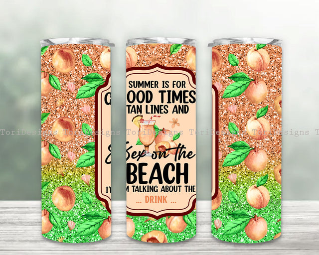 Beach 20oz Tumbler Sublimation Wrap, Beach Vacation Tumbler PNG, Summer Beach Tumbler Gift, Digital Download Png Sublimation ToriDesigns 